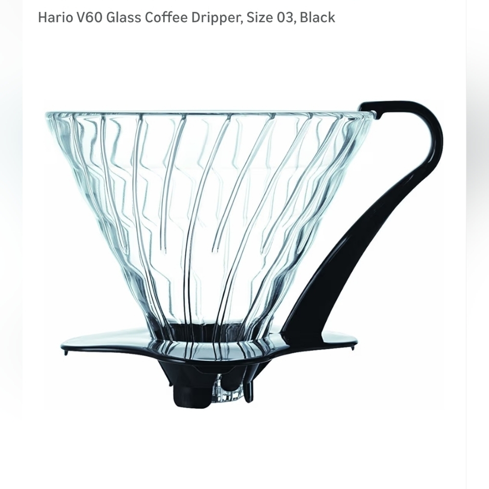 HARI Black and Clear Coffee Dripper